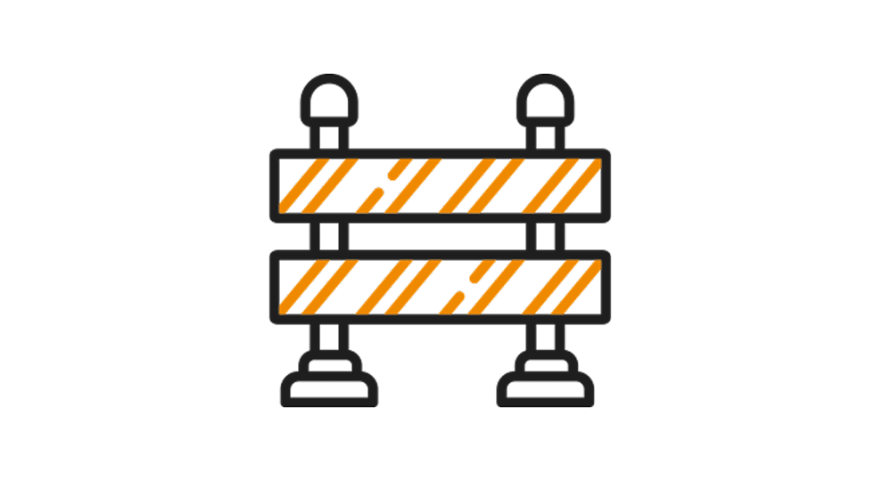 通道关闭